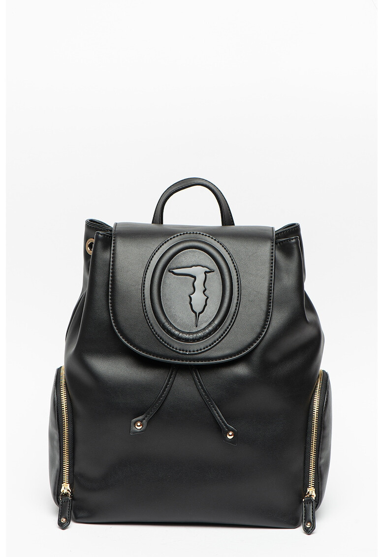 Trussardi Jeans Rucsac de piele ecologica cu logo in relief Lisbona - Pled.ro