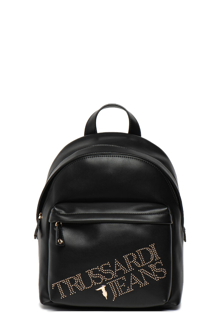 Trussardi Jeans Rucsac mic din piele ecologica cu logo cu nituri - Pled.ro