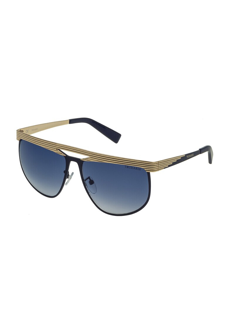 Trussardi Ochelari de soare aviator cu lentile in degrade - Pled.ro