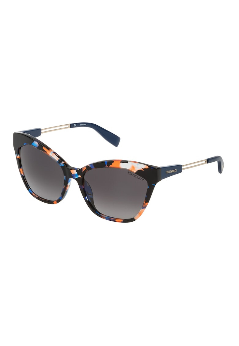 Trussardi Ochelari de soare butterfly cu detalii contrastante - Pled.ro