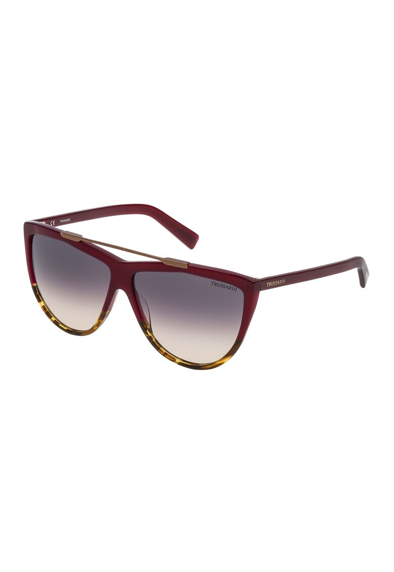 Trussardi Ochelari de soare cat-eye cu lentile in degrade - Pled.ro