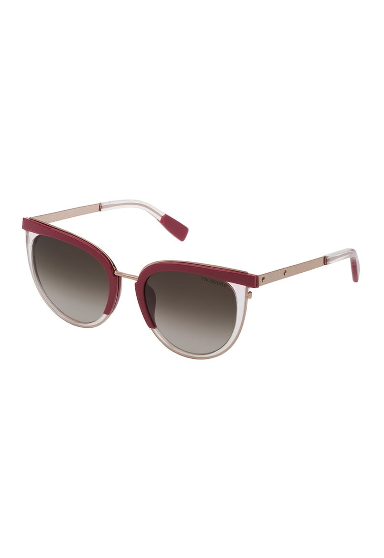 Trussardi Ochelari de soare cat-eye cu lentile in degrade - Pled.ro