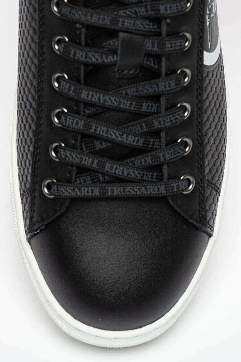 Trussardi Pantofi sport de piele cu aspect texturat Danus - Pled.ro