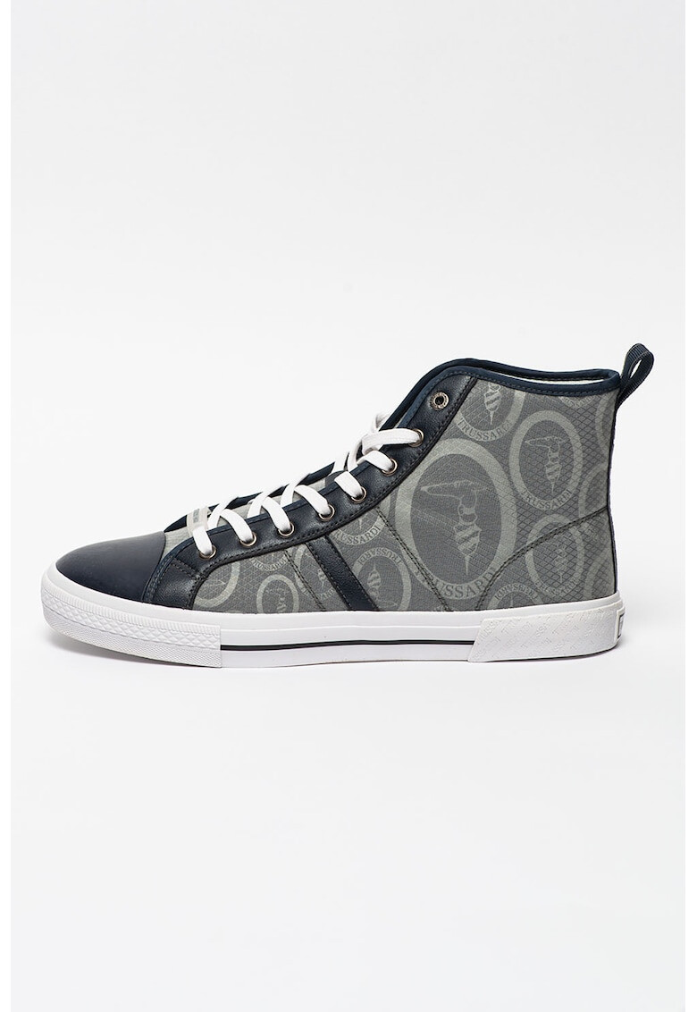 Trussardi Tenisi high-top cu garnituri de piele ecologica Paddy - Pled.ro