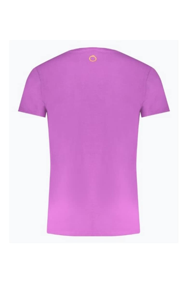 Trussardi Tricou barbati cu decolteu la baza gatului din bumbac Violet - Pled.ro