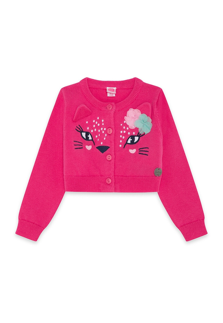 Tuc Tuc Cardigan tricotat fin cu nasturi - Pled.ro