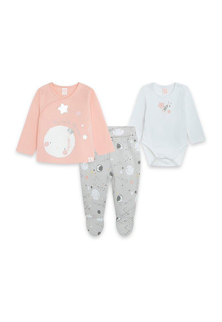 Tuc Tuc Set de bluza body si pantaloni cu botosei - Pled.ro