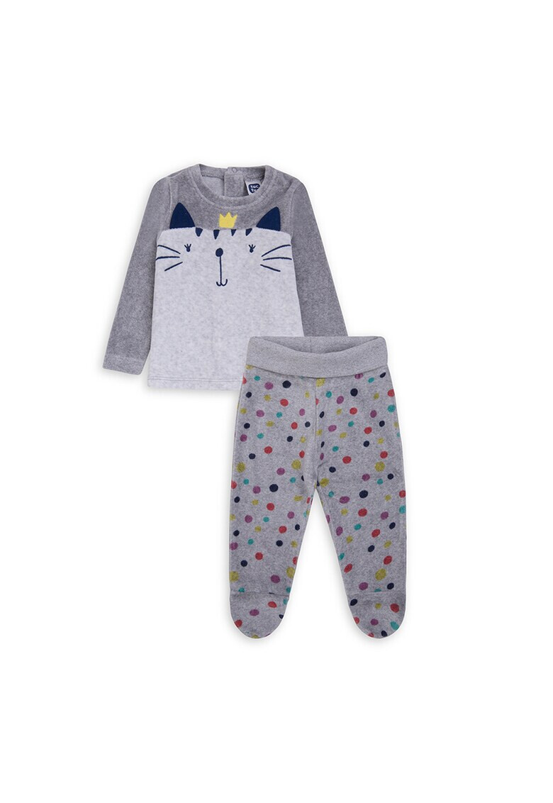 Tuc Tuc Set de bluza si pantaloni cu botosei - 2 piese - Pled.ro