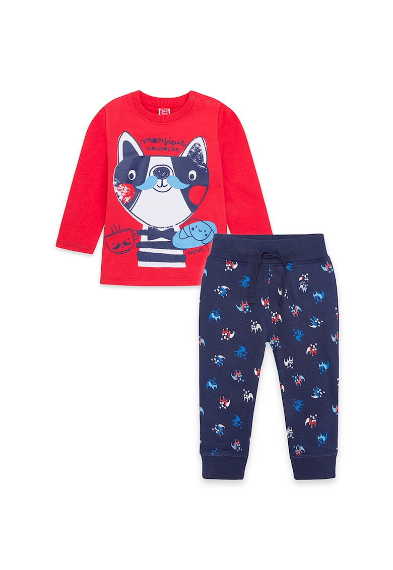 Tuc Tuc Set de bluza si pantaloni sport cu imprimeu - Pled.ro