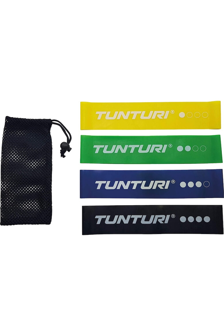 Tunturi Set mini benzi rezistenta elastice 4 bucati/set - Pled.ro