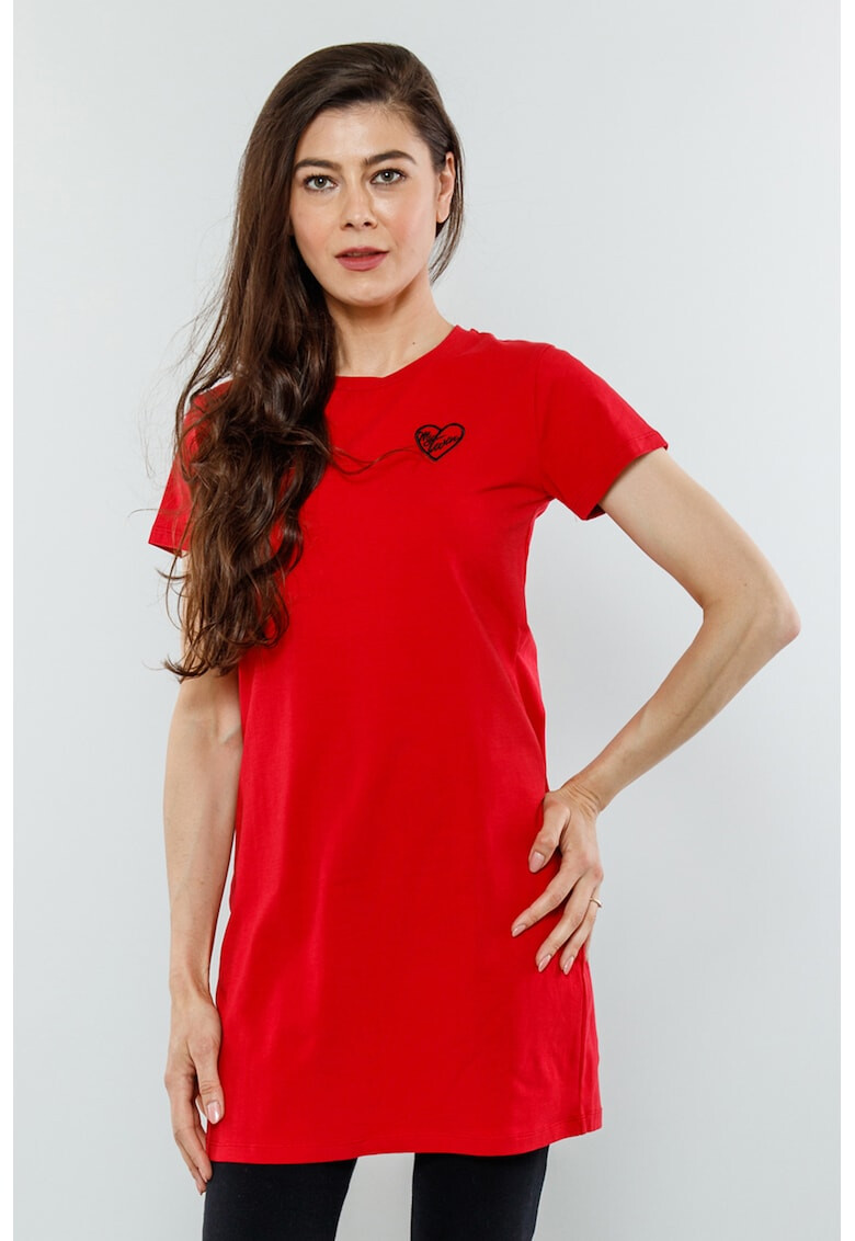 Twinset Rochie tip tricou din jerseu cu decolteu la baza gatului - Pled.ro