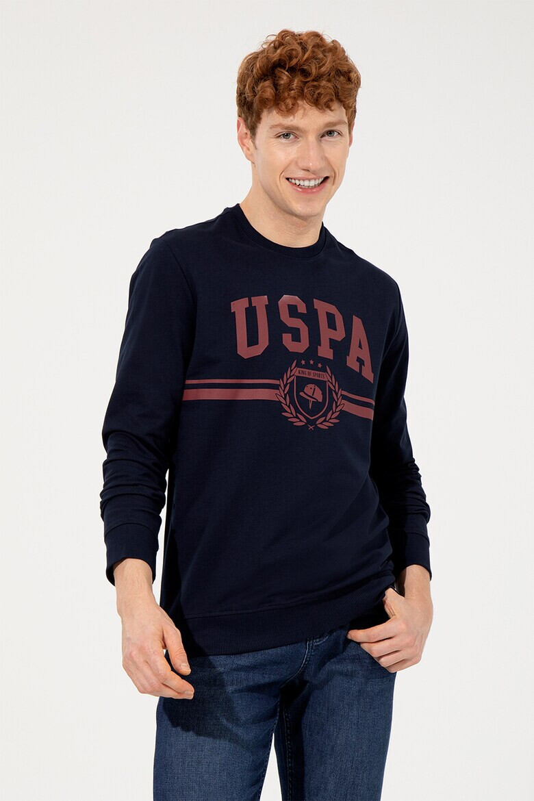 U.S. Polo Assn. Bluza de bumbac cu logo - Pled.ro