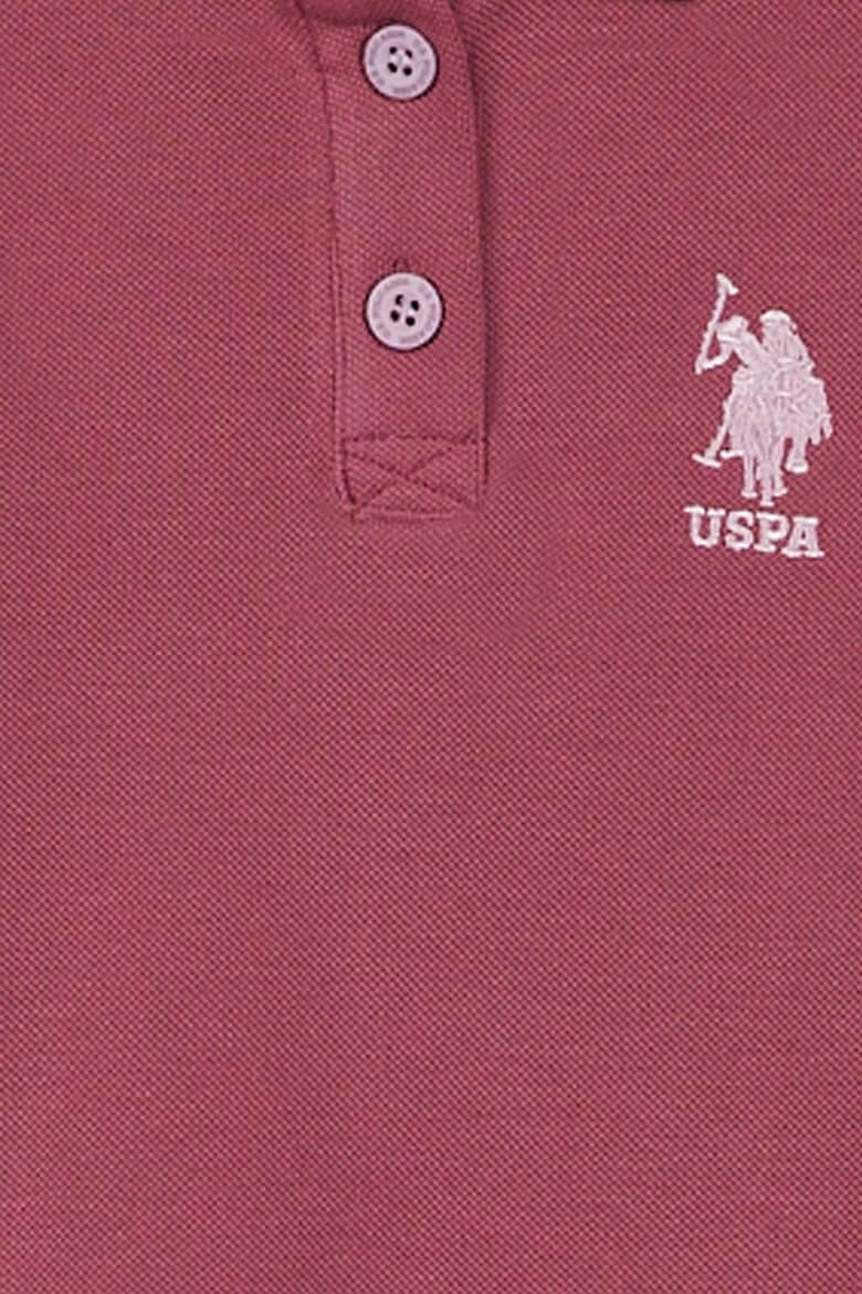 U.S. Polo Assn. Bluza polo cu logo - Pled.ro