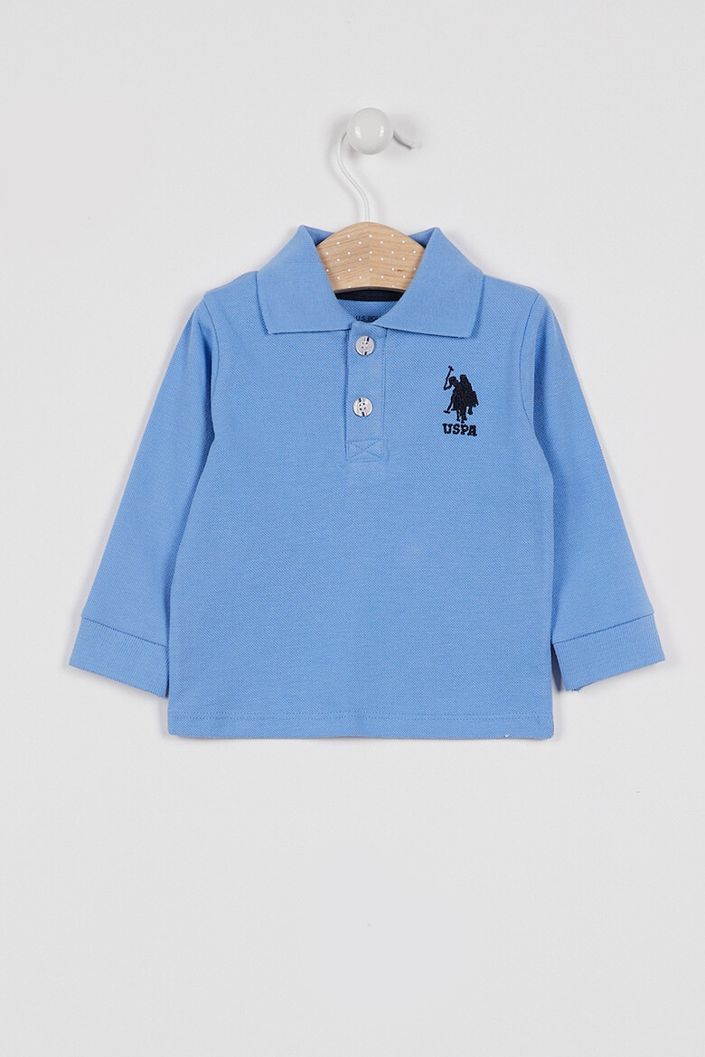 U.S. Polo Assn. Bluza polo cu logo - Pled.ro