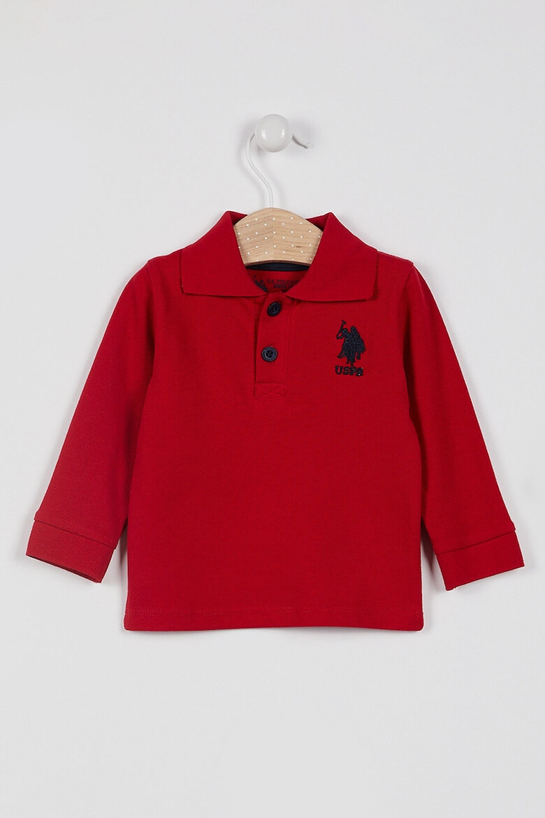 U.S. Polo Assn. Bluza polo cu logo - Pled.ro