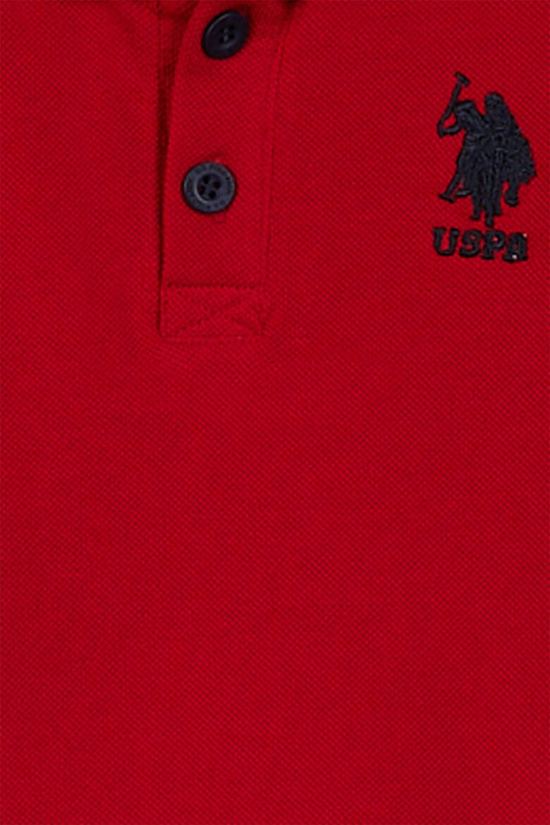 U.S. Polo Assn. Bluza polo cu logo - Pled.ro