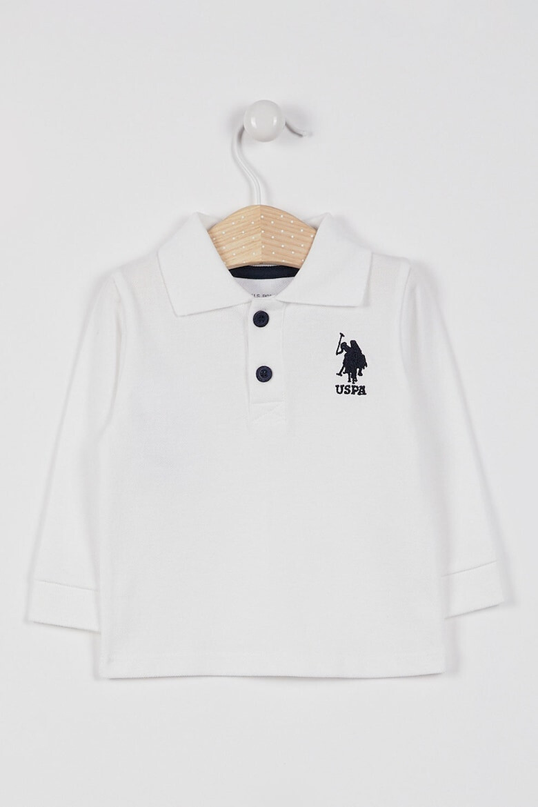 U.S. Polo Assn. Bluza polo cu logo - Pled.ro