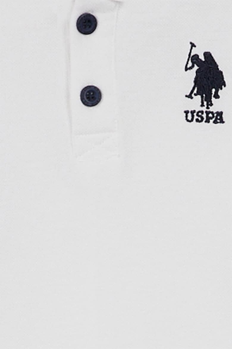 U.S. Polo Assn. Bluza polo cu logo - Pled.ro