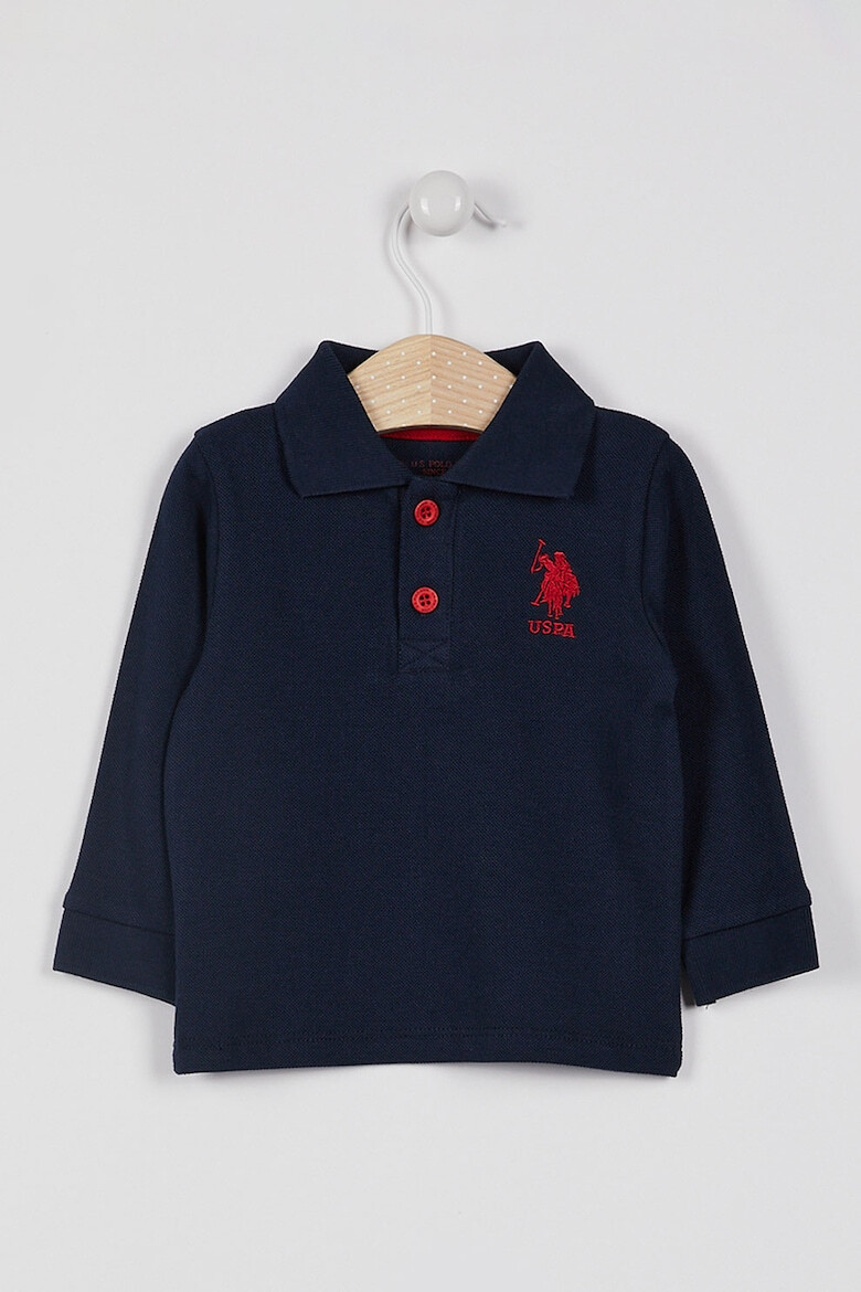 U.S. Polo Assn. Bluza polo cu logo - Pled.ro