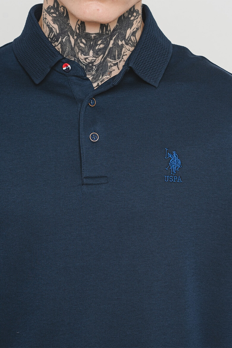 U.S. Polo Assn. Bluza polo din bumbac - Pled.ro