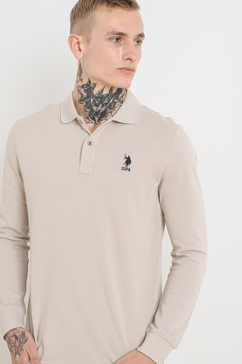 U.S. Polo Assn. Bluza polo din bumbac - Pled.ro