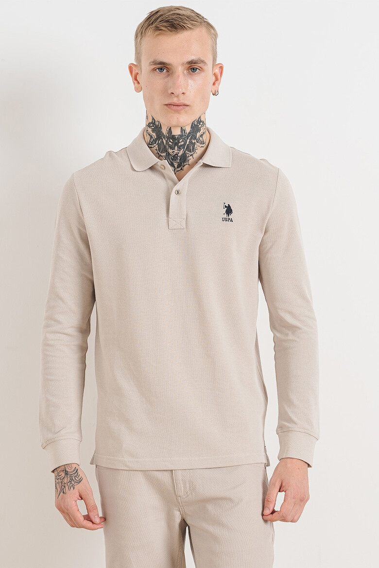 U.S. Polo Assn. Bluza polo din bumbac - Pled.ro