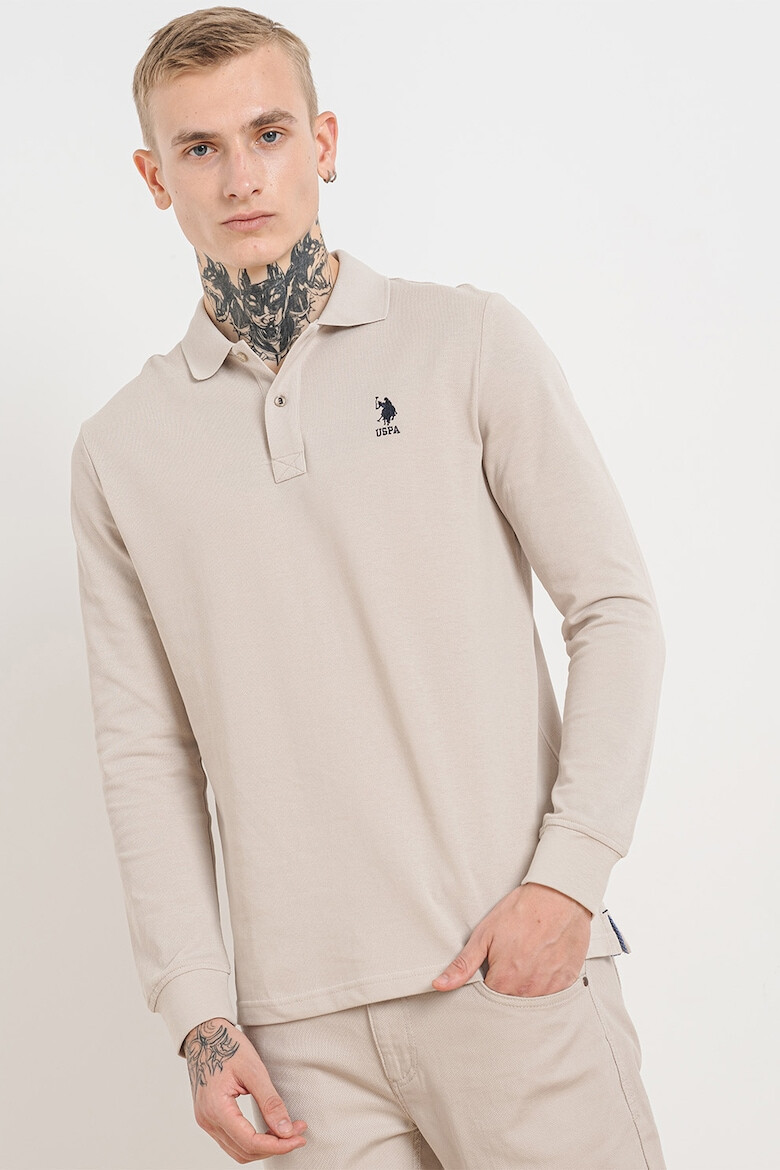 U.S. Polo Assn. Bluza polo din bumbac - Pled.ro