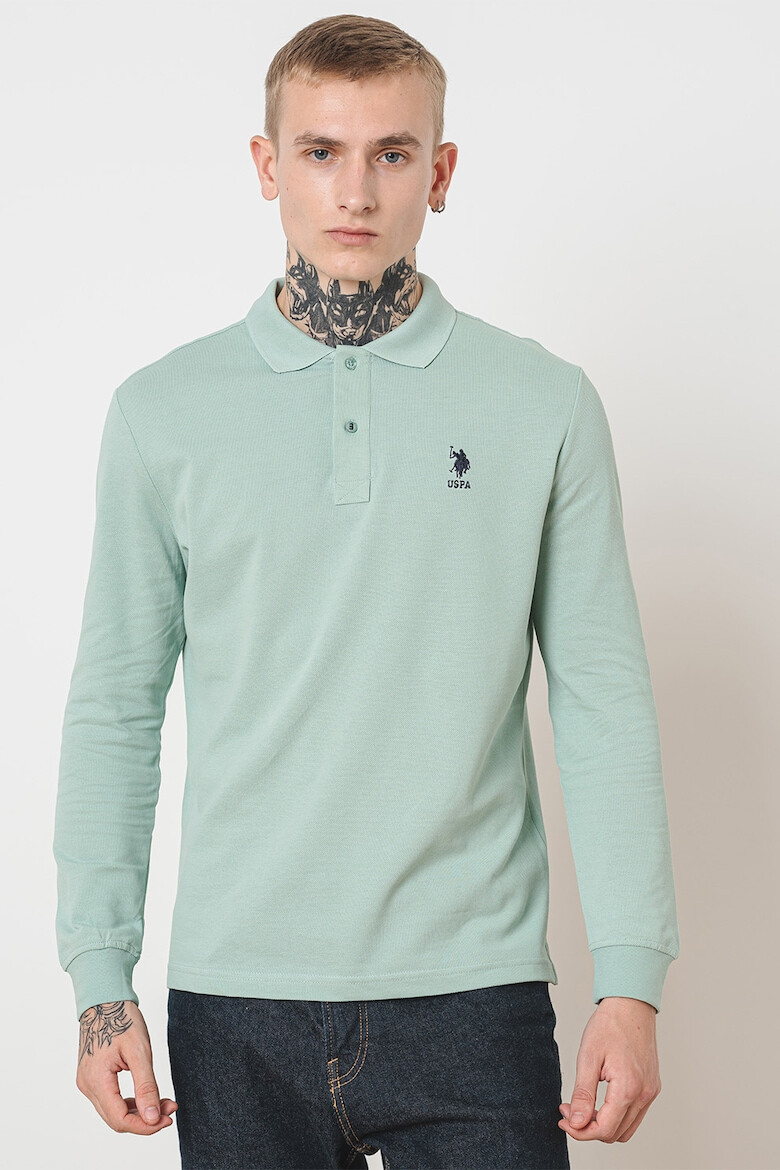 U.S. Polo Assn. Bluza polo din bumbac - Pled.ro