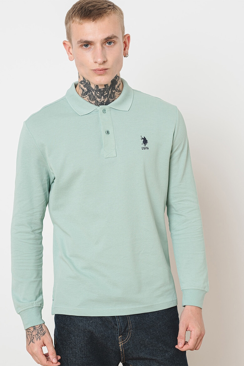 U.S. Polo Assn. Bluza polo din bumbac - Pled.ro