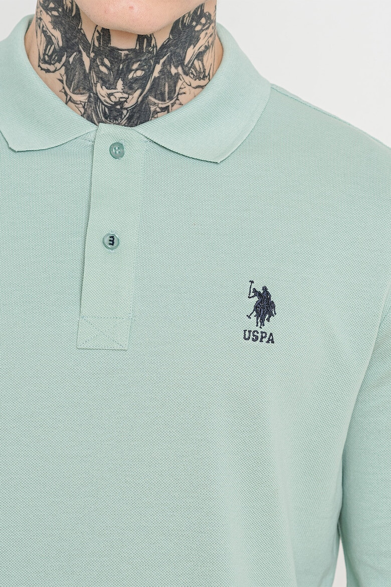 U.S. Polo Assn. Bluza polo din bumbac - Pled.ro