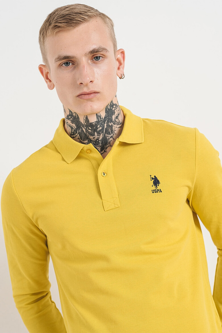 U.S. Polo Assn. Bluza polo din bumbac cu logo - Pled.ro