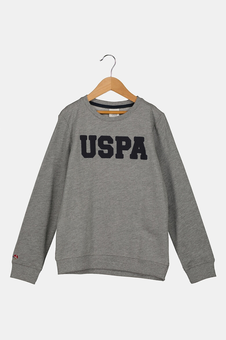 U.S. Polo Assn. Bluza sport cu imprimeu logo - Pled.ro