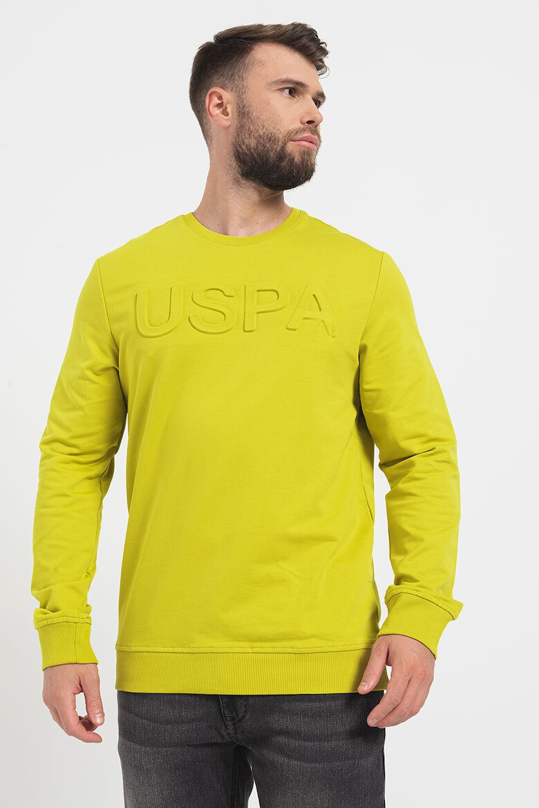 U.S. Polo Assn. Bluza sport de bumbac cu logo in relief - Pled.ro