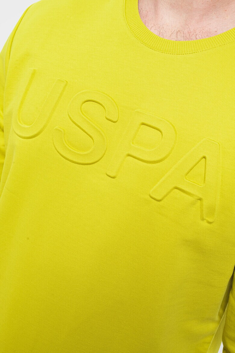 U.S. Polo Assn. Bluza sport de bumbac cu logo in relief - Pled.ro