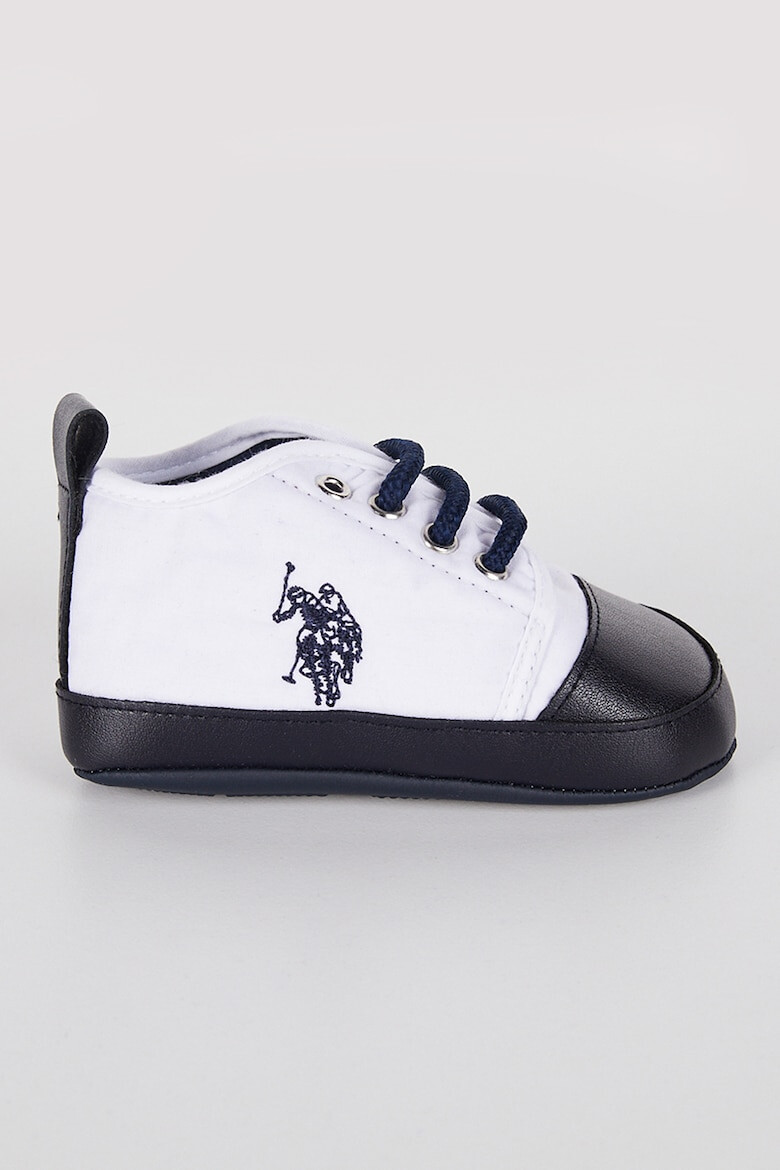 U.S. Polo Assn. Botosei de piele ecologica si material textil - Pled.ro