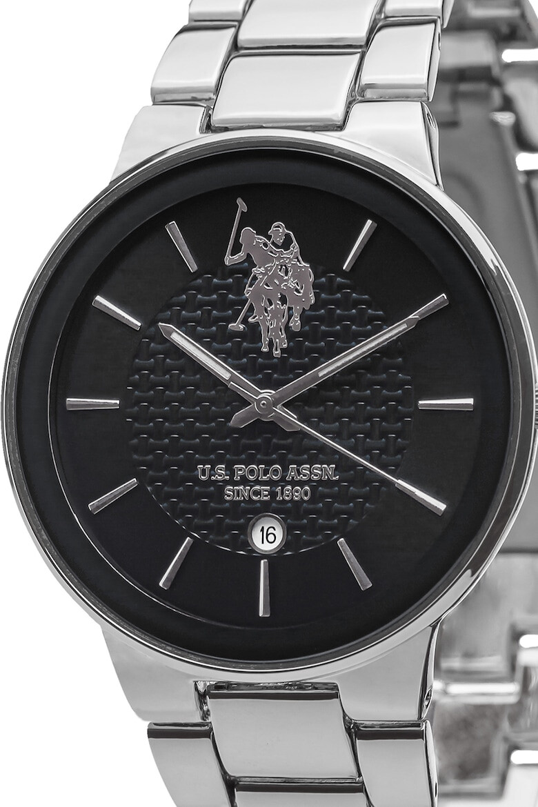 U.S. Polo Assn. Ceas quartz cu detaliu logo pe cadran - Pled.ro