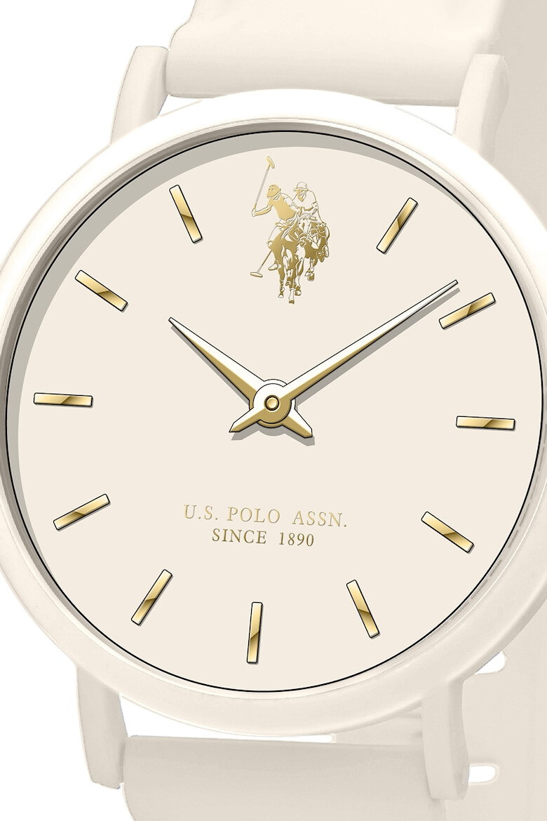 U.S. Polo Assn. Ceas quartz cu o curea de silicon - Pled.ro