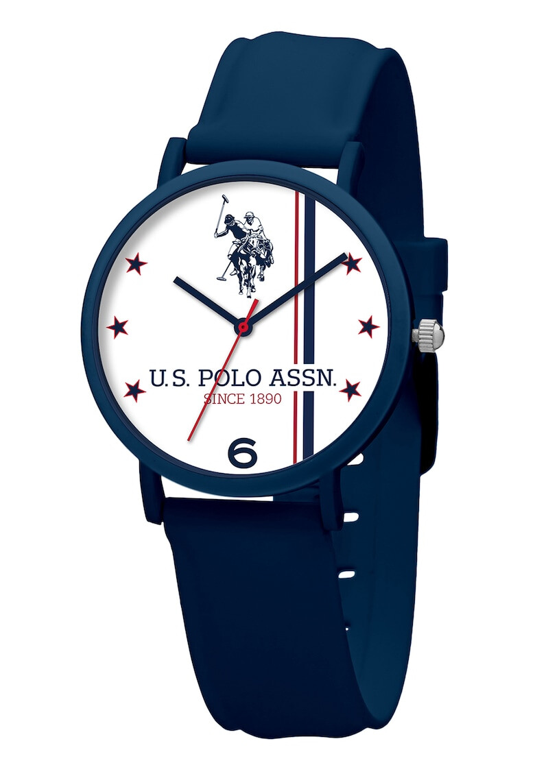 U.S. Polo Assn. Ceas unisex cu cadran cu imprimeu - Pled.ro