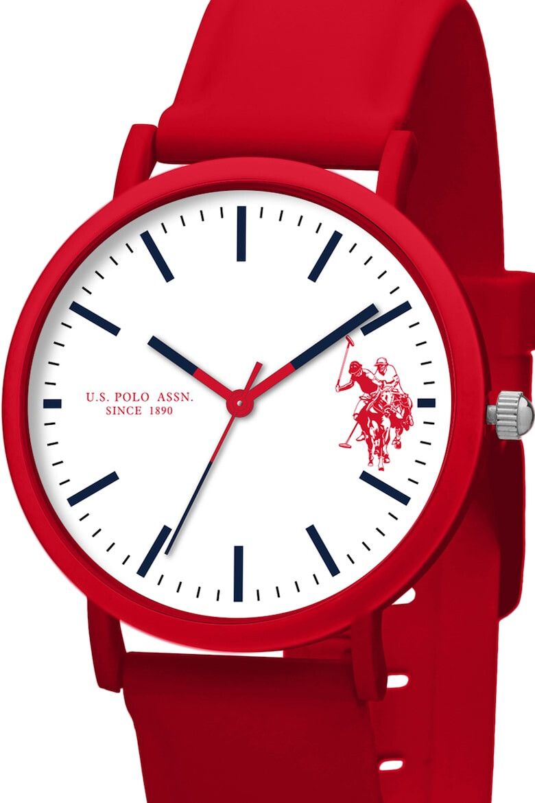 U.S. Polo Assn. Ceas unisex cu o curea din silicon - Pled.ro