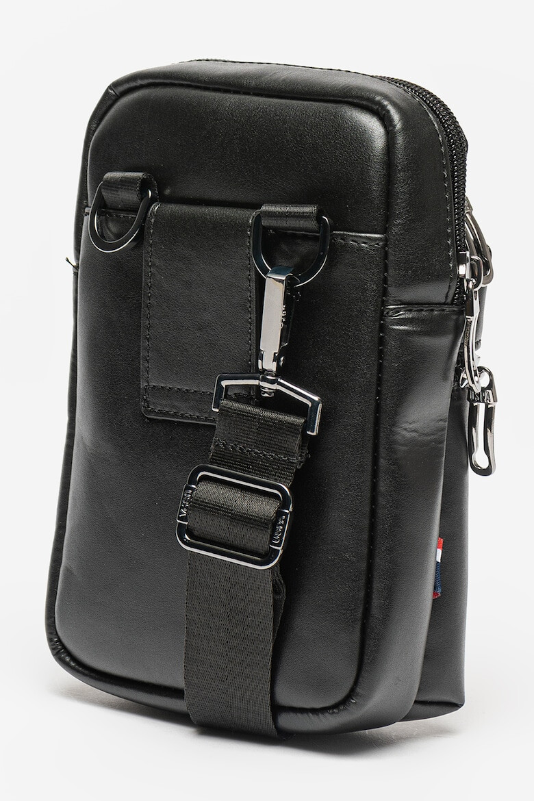 U.S. Polo Assn. Geanta crossbody de piele ecologica cu buzunare frontale - Pled.ro