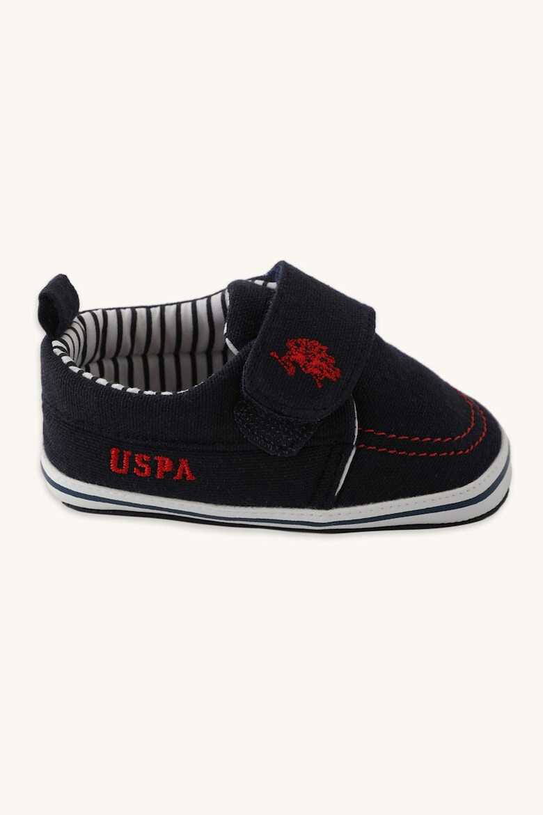 U.S. Polo Assn. Pantofi sport cu inchidere velcro si logo - Pled.ro