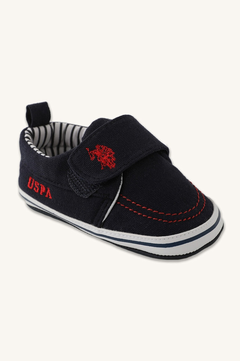 U.S. Polo Assn. Pantofi sport cu inchidere velcro si logo - Pled.ro