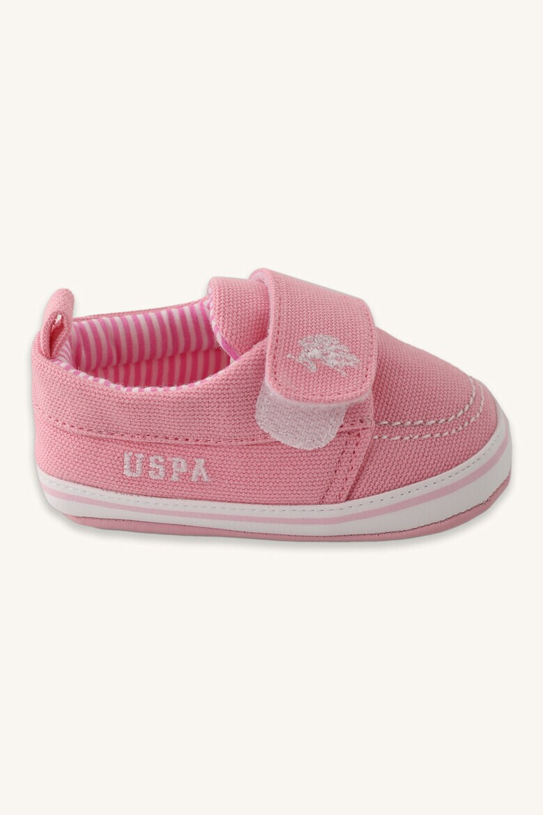 U.S. Polo Assn. Pantofi sport cu inchidere velcro si logo - Pled.ro