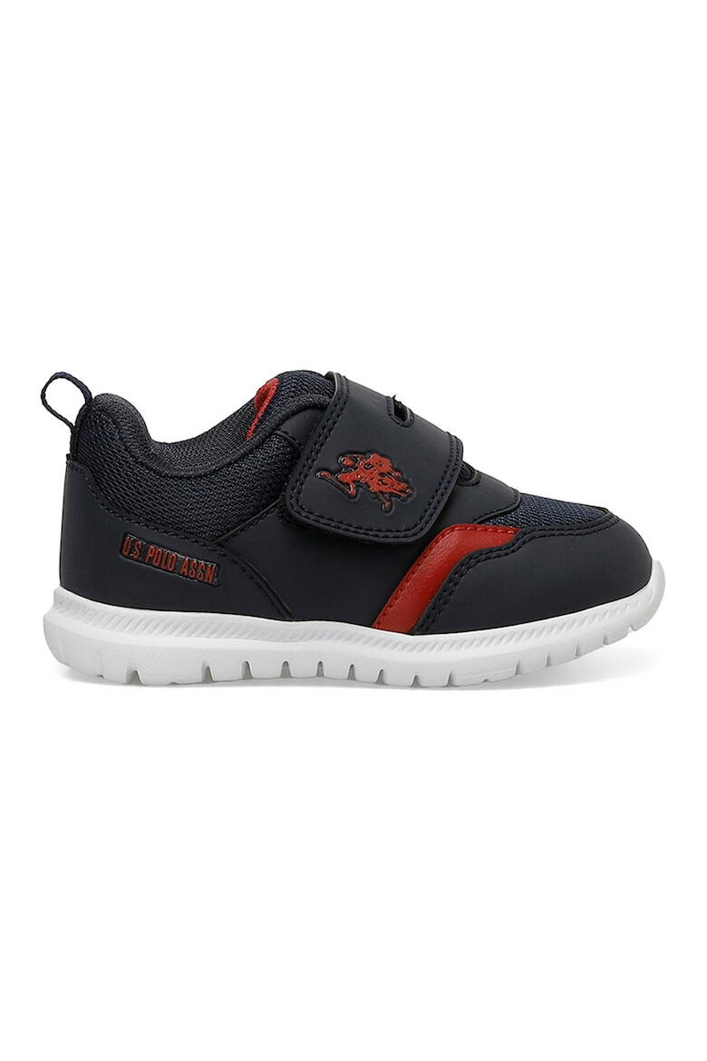 U.S. Polo Assn. Pantofi sport cu velcro si insertii de plasa - Pled.ro