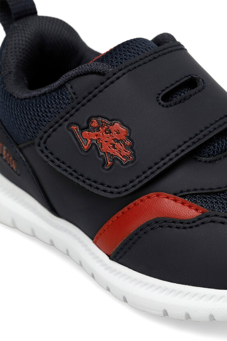 U.S. Polo Assn. Pantofi sport cu velcro si insertii de plasa - Pled.ro