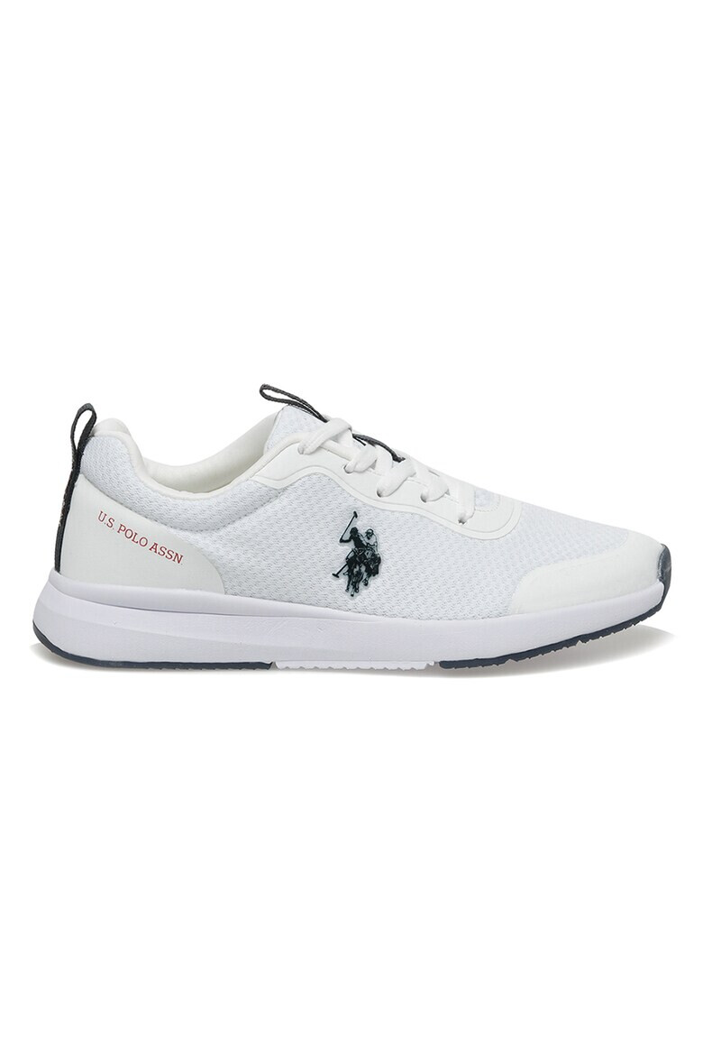 U.S. Polo Assn. Pantofi sport de piele ecologica cu garnituri de plasa - Pled.ro