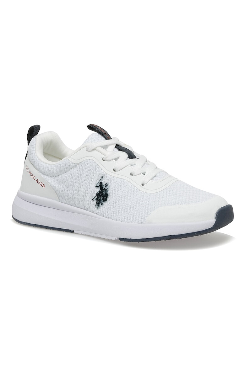 U.S. Polo Assn. Pantofi sport de piele ecologica cu garnituri de plasa - Pled.ro