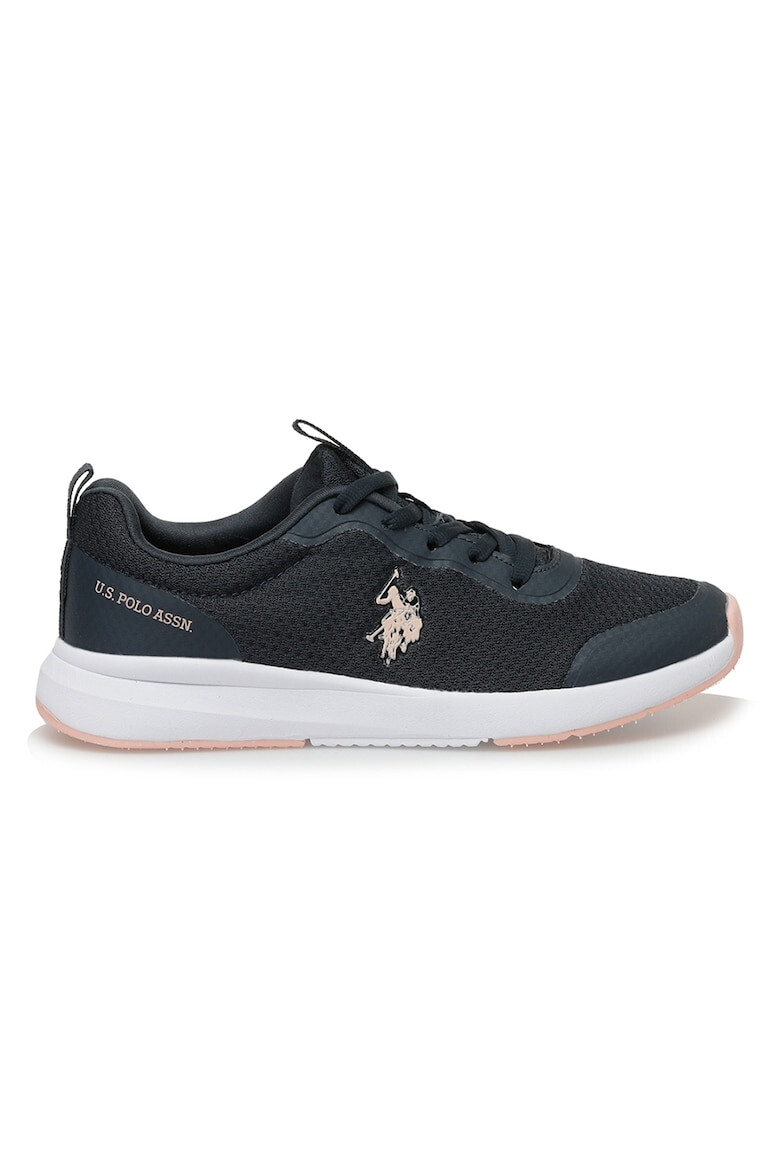 U.S. Polo Assn. Pantofi sport de piele ecologica cu garnituri de plasa - Pled.ro