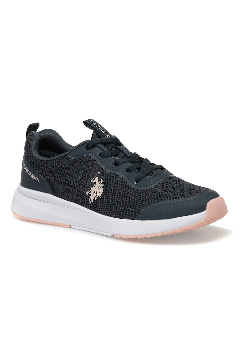 U.S. Polo Assn. Pantofi sport de piele ecologica cu garnituri de plasa - Pled.ro