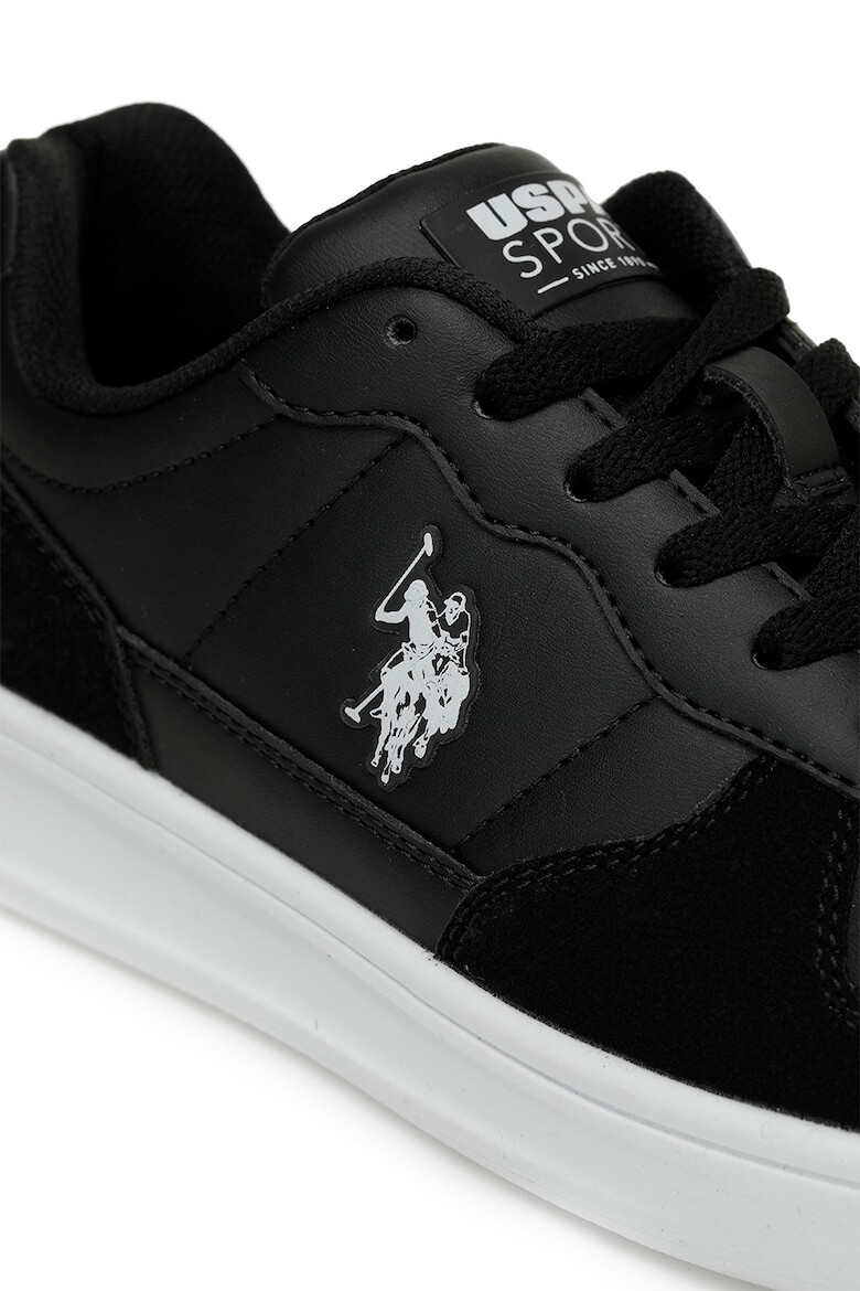 U.S. Polo Assn. Pantofi sport de piele ecologica cu logo - Pled.ro